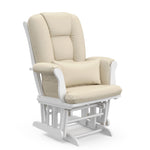 Tuscany white with beige glider angle view