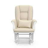 Tuscany white with beige glider front view