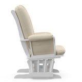 Tuscany white with beige glider side view