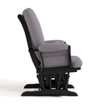 Tuscany black with gray swirl glider side view