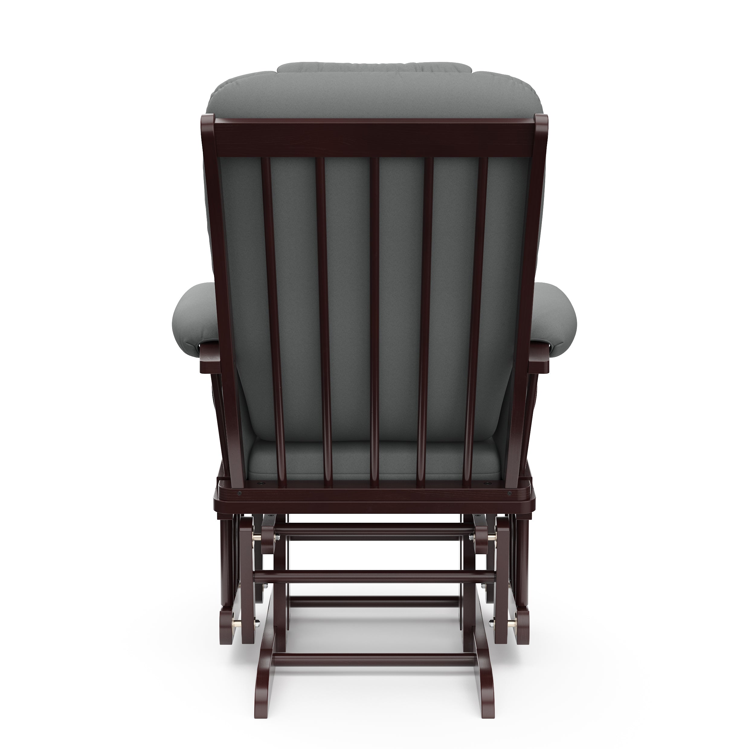 Tuscany espresso with gray glider back view