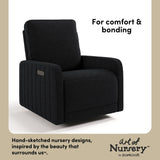 Kyoto black boucle wide glider style callout