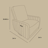 Kyoto wide glider line drawing with dimensions