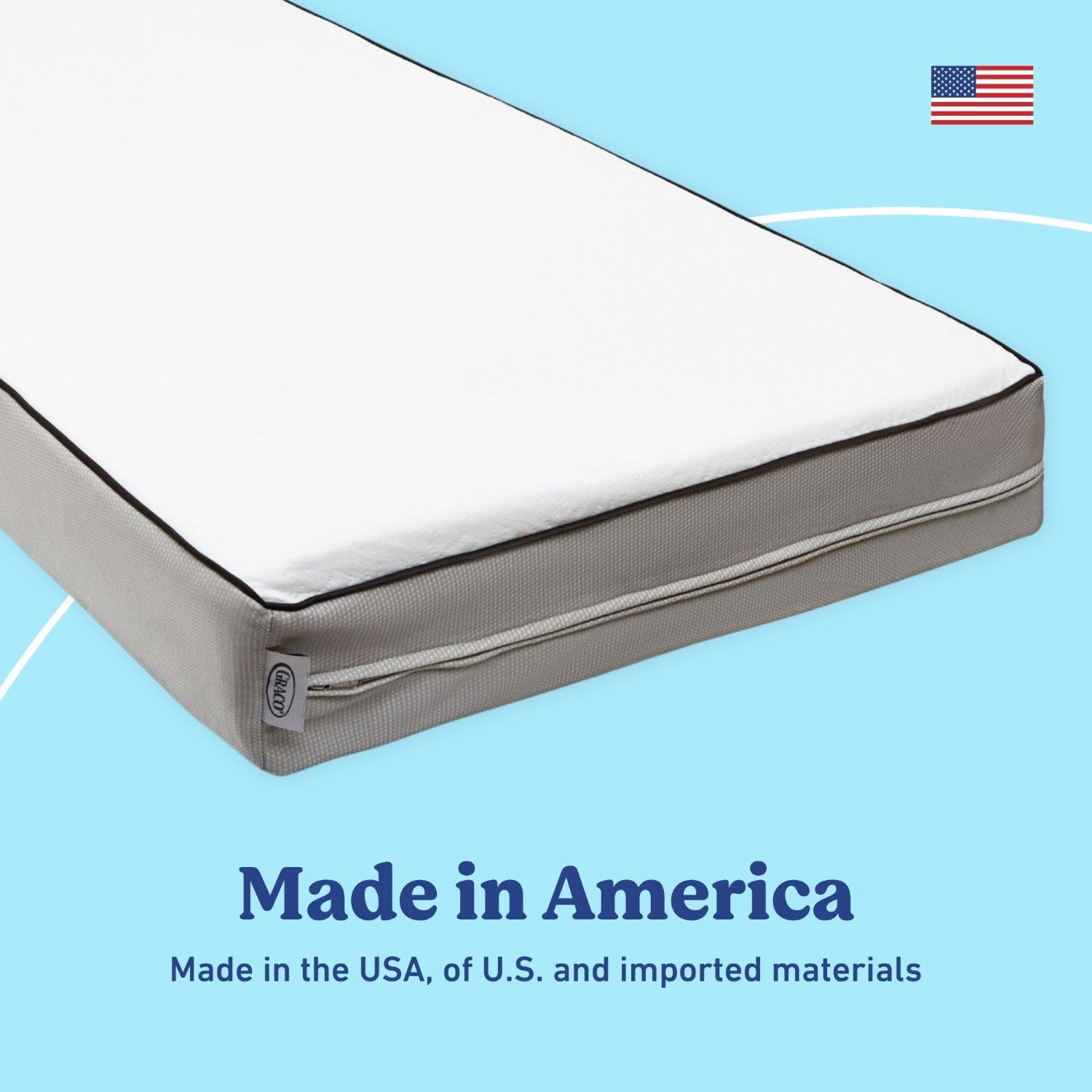 Graco Essentials 6-Inch Dual-Sided Baby Crib & Toddler Bed Mattress