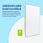 Graco 6-Inch Water-Resistant Dual-Sided Crib And Toddler Mattress GGG certified callout