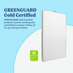 Graco 6-Inch Mesh Dual-Sided Crib And Toddler Mattress GGG certified callout