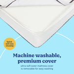 dual comfort mattress machine washable cover callout