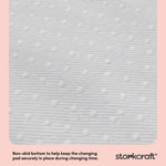 nest changing pad non-skid bottom closeup callout