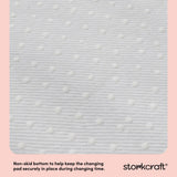 nest changing pad non-skid bottom closeup callout
