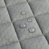 Close-up view of water-resistant liner surface