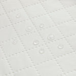 Close-up view of water-resistant changing surface