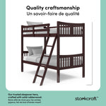 Caribou espresso twin over twin bunk bed style callout