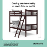 Caribou espresso twin over twin bunk bed style callout