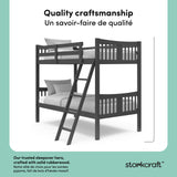 Caribou gray twin over twin bunk bed style callout