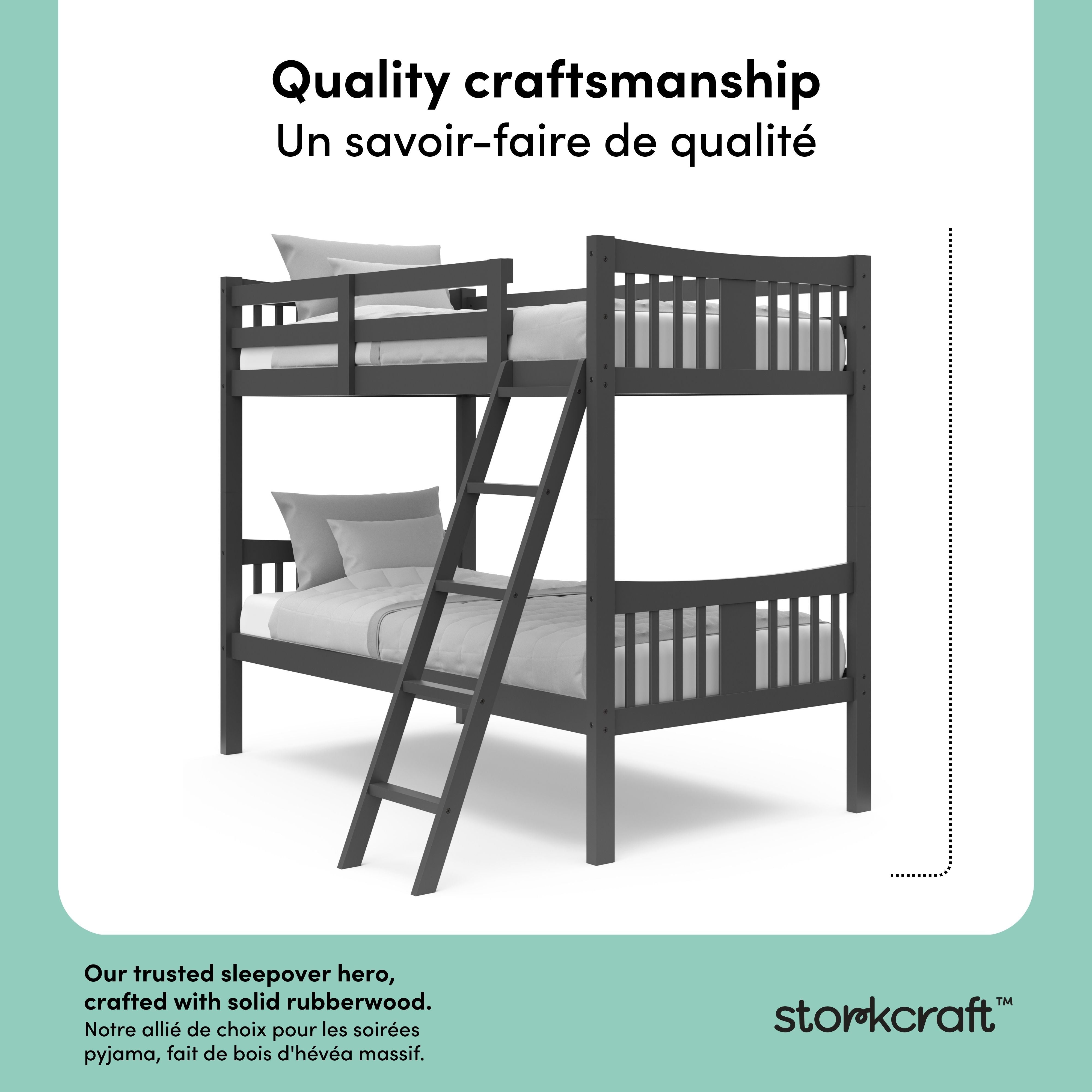 Caribou gray twin over twin bunk bed style callout