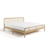 porto natural king bed angle view