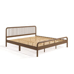 porto hazelnut king bed without mattress