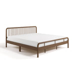 porto hazelnut king bed angle view